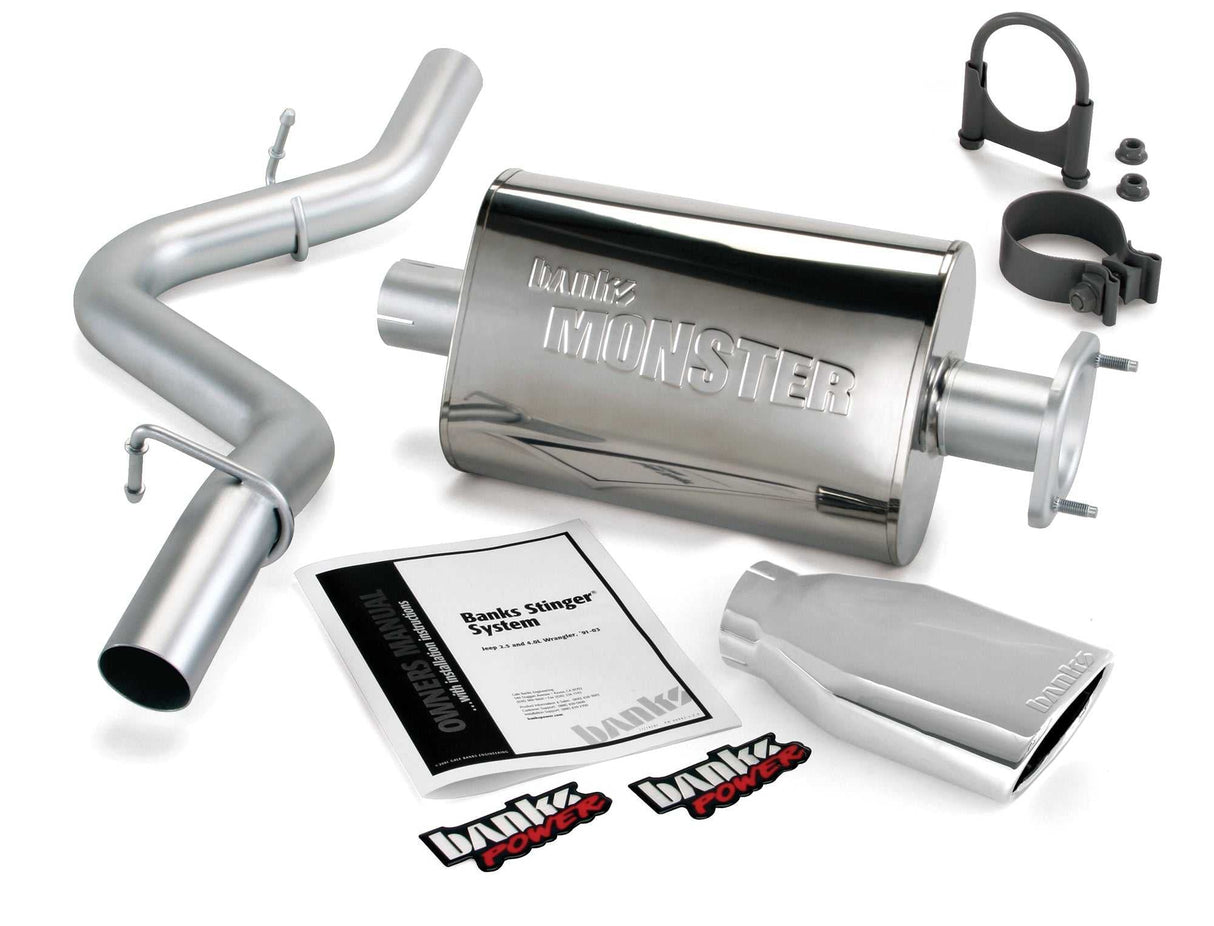 51314 Banks Power Exhaust System Kit Stainless Steel