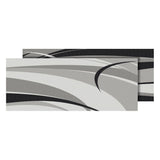 53020S Faulkner Mat Graphic Black Grey 8x20