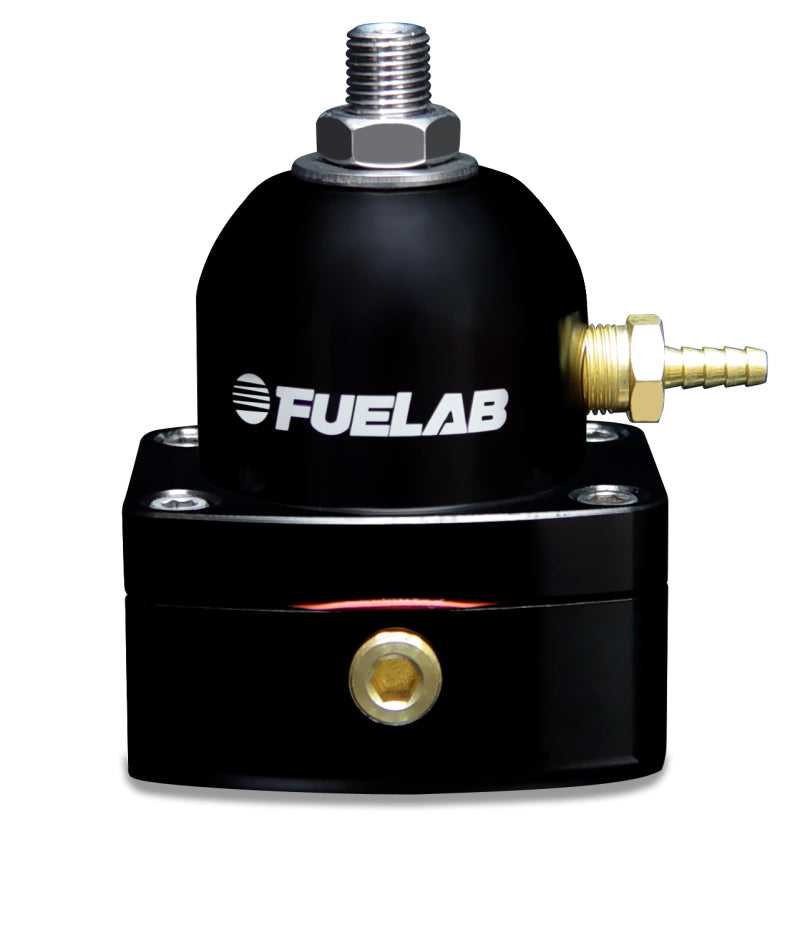 Fuelab 53501-1 Fuelab 535 EFI Adjustable Mini FPR 25-90 PSI (2) -6AN In (1) -6AN Return - Black