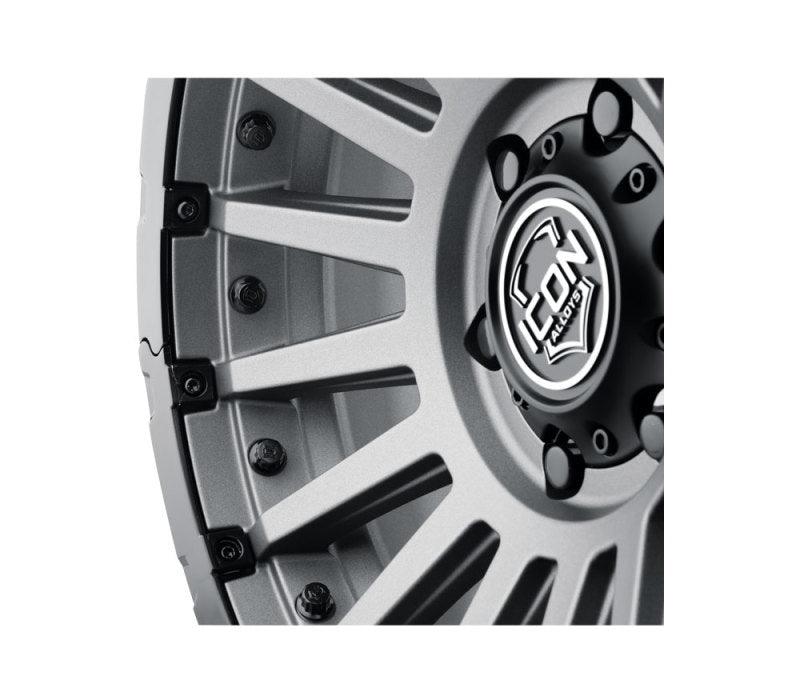 ICON Recon Pro 17x8.5 6 x 135 6mm Offset 5in BS 87.1mm Bore Charcoal Wheel - RV and Auto Parts