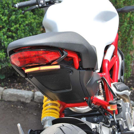 New Rage Cycles 17+ Ducati Monster 797/1200/Anniversario Fender Eliminator Kit - Amber - RV and Auto Parts