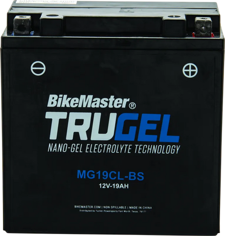 BikeMaster Trugel Battery MG19CL-BS - RV and Auto Parts