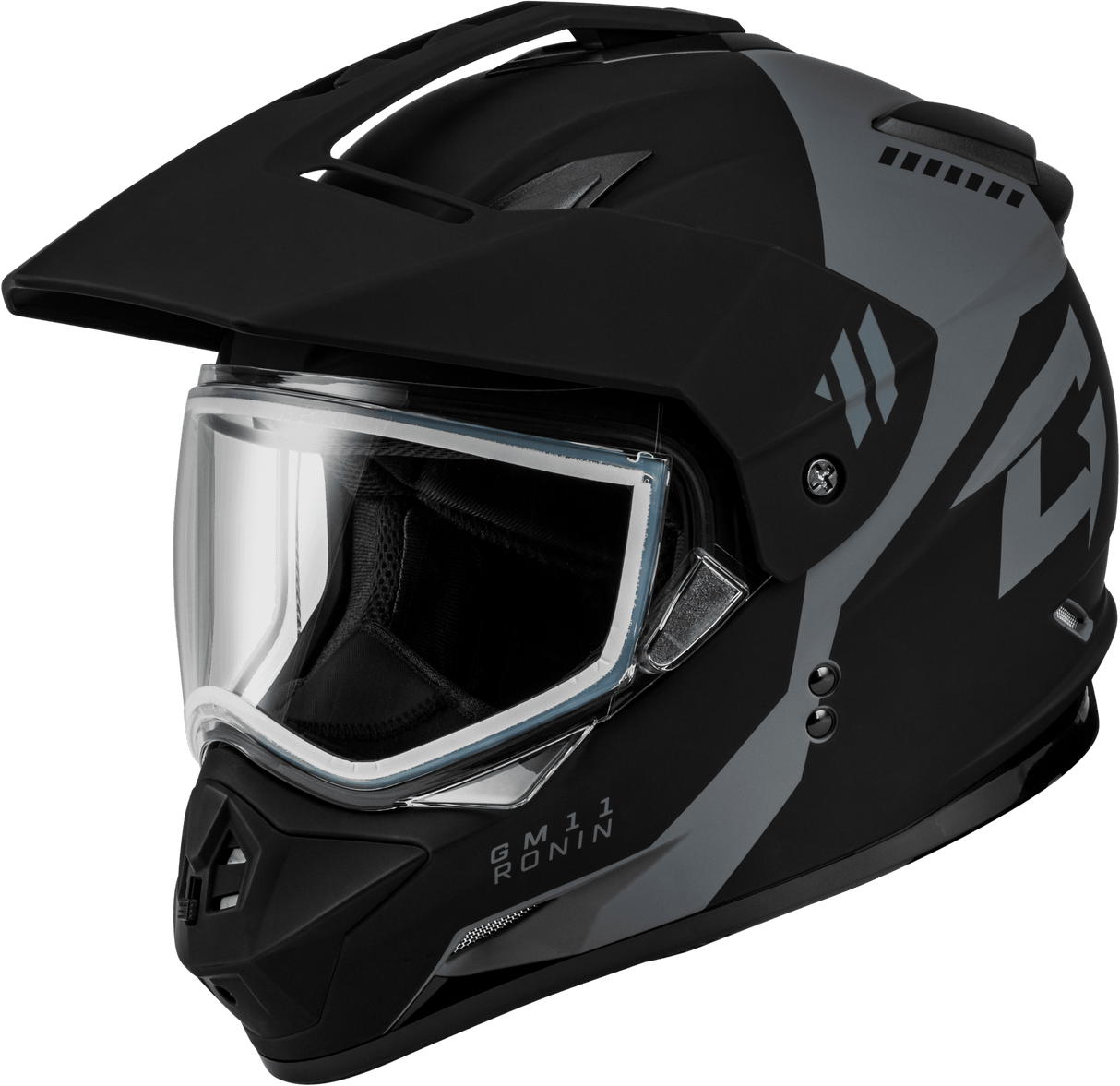 A1115813 Gmax Gm-11 Ronin Helmet Matte Black/Silver Xs - RV and Auto Parts