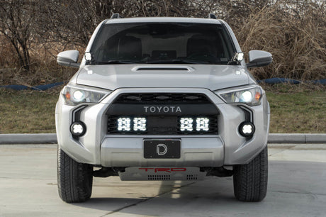 Diode Dynamics 14-23 Toyota 4Runner SS5 Stealth Grille LED 4-Pod Kit - Pro White Combo - DD7544