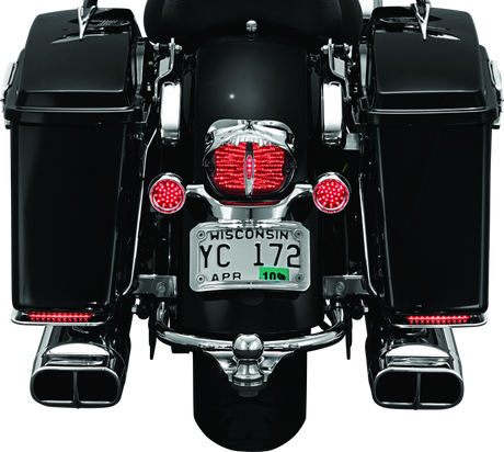 Kuryakyn Zombie Taillight Cover Chrome - Kuryakyn