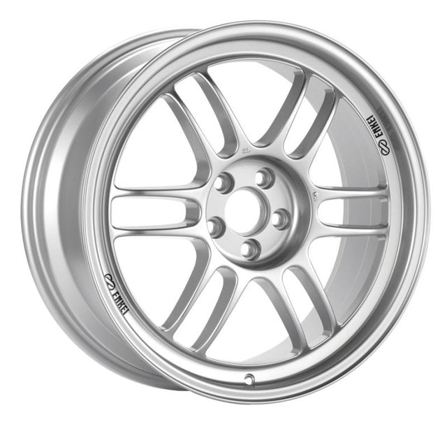 Enkei RPF1 17x7 4x100 35mm Offset 73mm Bore Silver Wheel  Miata 4-Lug / 02-06 Mini - 3797704935SP