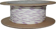 NWR-97-100-20 Namz Custom Cycle 100' Spool 20-Gauge Wire (White/Violet Stripe) - RV and Auto Parts