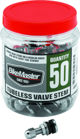 BikeMaster Valve Stem Chrome Tubeless Tub 50 - BikeMaster