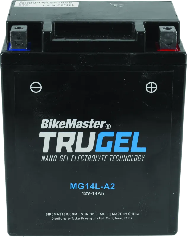 BikeMaster Trugel Battery MG14L-A2 - RV and Auto Parts