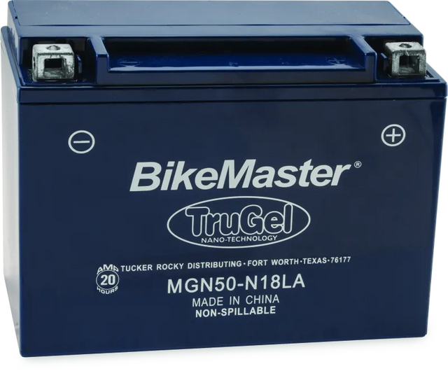 BikeMaster Trugel Battery MGN50-N18LA - RV and Auto Parts