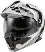 73-83342X Fly Racing Odyssey Summit Helmet Black/White/Grey 2X - RV and Auto Parts