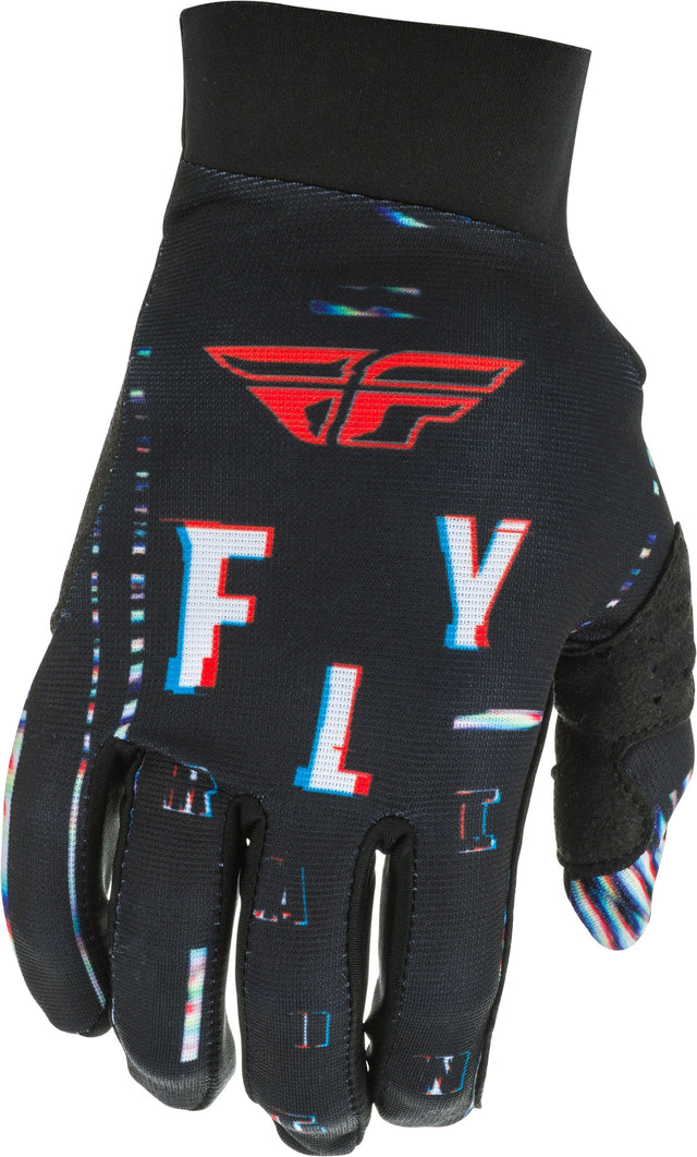 Pro Lite Glitch Gloves Black/Red/Blue Sz 11