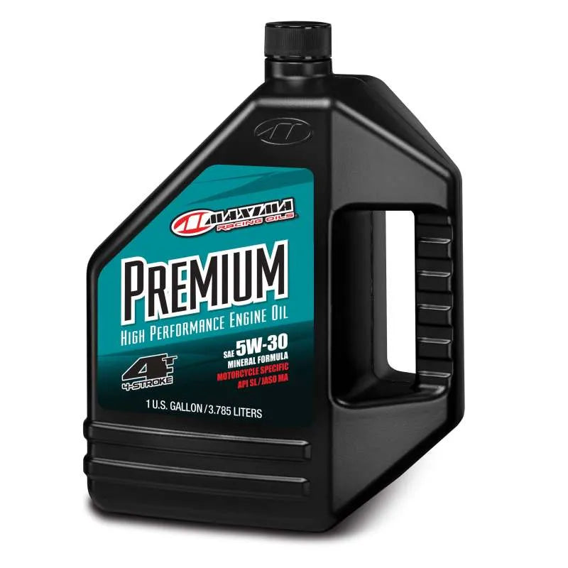 Maxima Premium 5w30 - 128oz high performance engine oil container