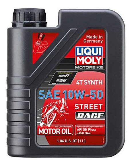 LIQUI MOLY 1L Motorbike 4T Synth SAE 10W50 Street Race - LIQUI MOLY