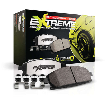 Power Stop 2020 Chevrolet Corvette Front Z26 Extreme Street Brake Pads w/Hardware - PowerStop