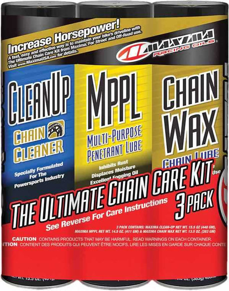 70-749203 Ultimate Chain Wax Care Kit 3/Pk