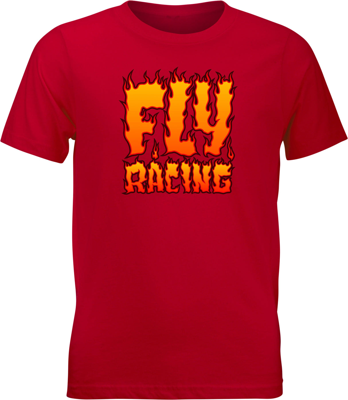 Youth Fly Fire Tee Red Yl