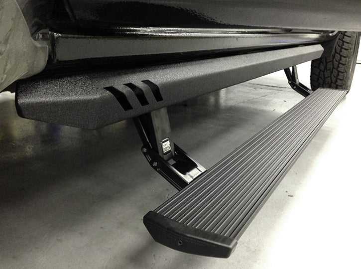 77134-01A Amp Research Running Board Black Wrinkle