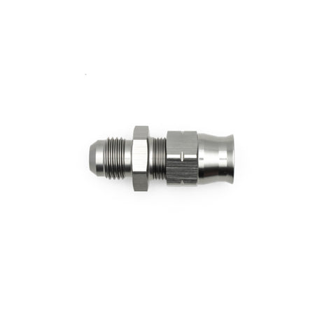 DeatschWerks 6AN Male Flare to 3/8in Hardline Compression Adapter - Includes 1 Olive Insert - DeatschWerks