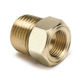 Autometer 1/2 inch NPT Male Brass for Mechanical Temp. Gauge Adapter - 2264