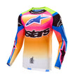 3768424-2014- L Alpinestars Supertech Le Coast Jersey Wht/Dk Blu/Pnk Fluo Lg - RV and Auto Parts