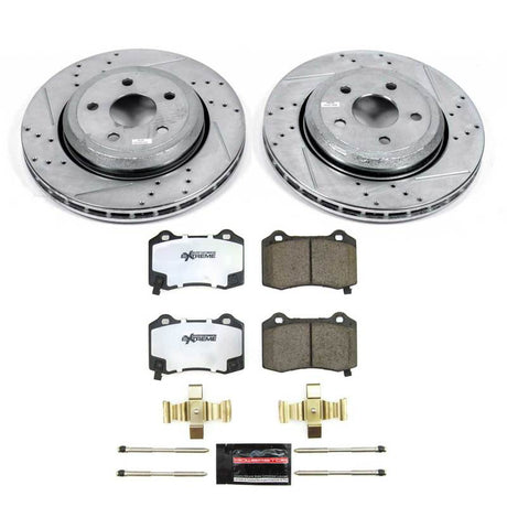 Power Stop 18-21 Jeep Grand Cherokee Rear Z26 Street Brake Kit - PowerStop