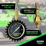 Rhino USA 60Psi Tire Deflator Gauge - Rhino USA