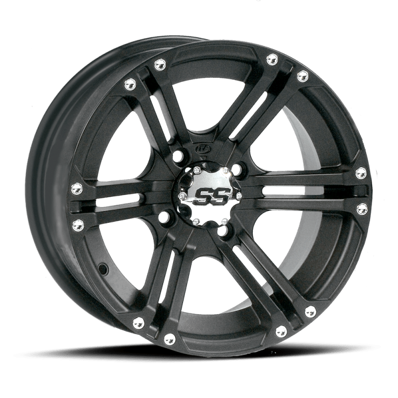 ITP SS 212 14x6 / 4x110 BP / 4+2 Offset Black Wheel - ITP