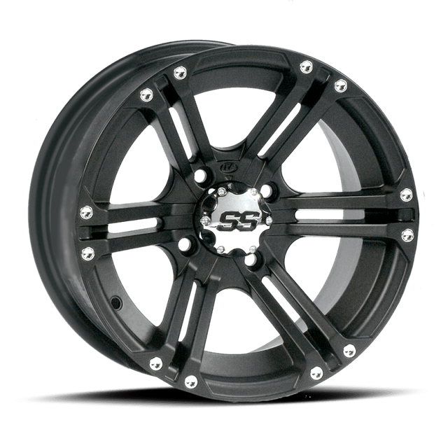 ITP SS 212 14x6 / 4x110 BP / 4+2 Offset Black Wheel - ITP