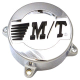 Mickey Thompson Classic III Center Cap Closed 8x6.5 - Durable, two-tone screw-on cap with MT logo, corrosion resistant.