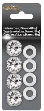 82730 Cruiser License Plate Bolt Cover Diamond Bling