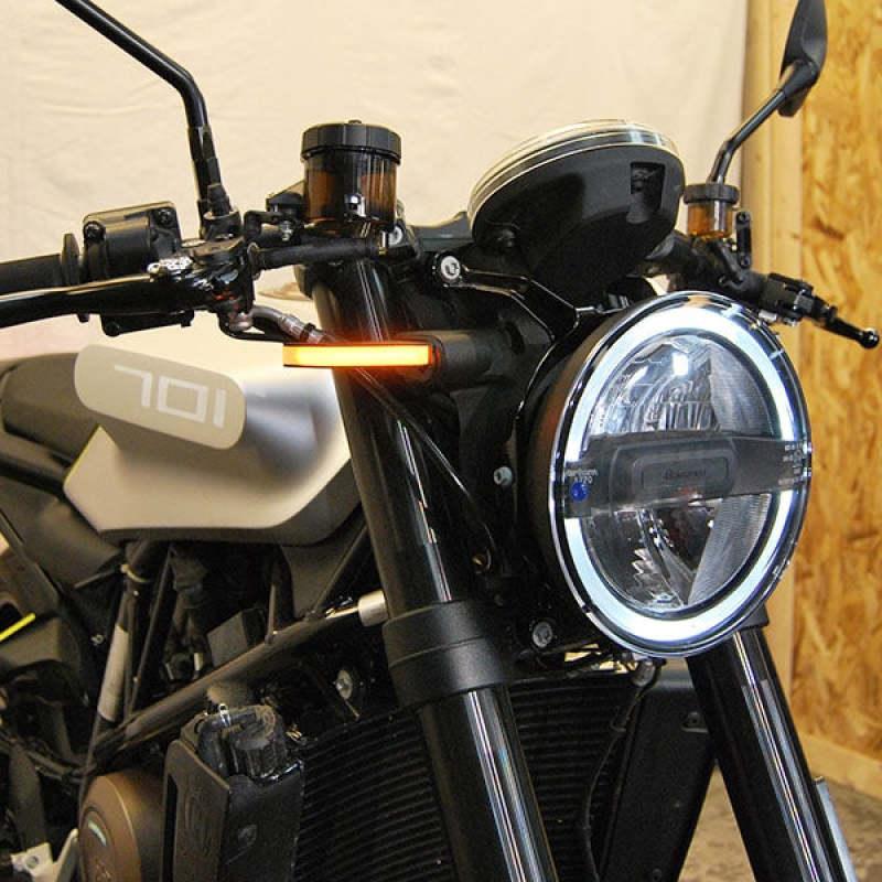 New Rage Cycles 18-22 Husqvarna Vitpilen 701 Front Turn Signals - RV and Auto Parts