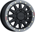 A14BG56560+74 Raceline Alpha Bdlk 15X6.5 6/139.7 (+74Mm)Black/Gunmetal - RV and Auto Parts