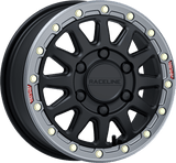 A14BG56560+74 Raceline Alpha Bdlk 15X6.5 6/139.7 (+74Mm)Black/Gunmetal - RV and Auto Parts