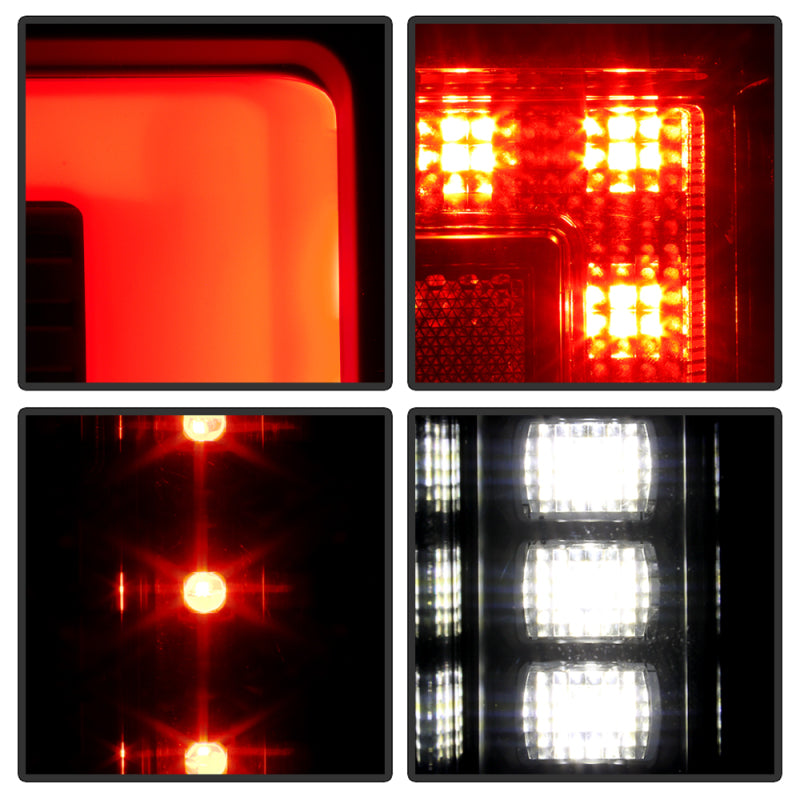 Spyder Apex 20-21 Ford F250 SD (LED Model Only) LED Tail Lights - Black (ALT-YD-FS20LEDBS-LED-BK)