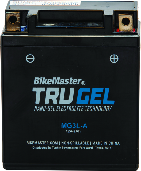 BikeMaster Trugel Battery MG3L-A - BikeMaster