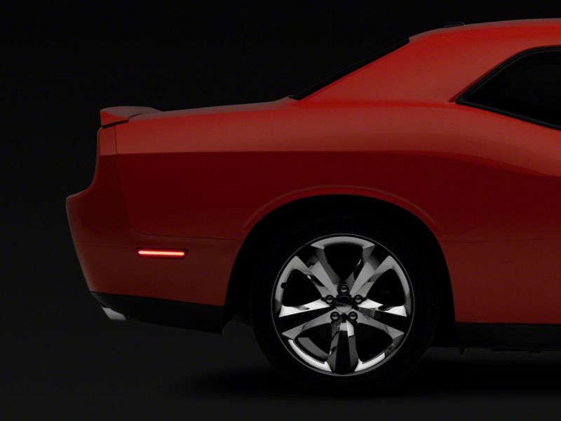 Raxiom 08-14 Dodge Challenger 11-14 Dodge Charger Axial Series LED Rear Side Marker Lights- Smoked - CH7123