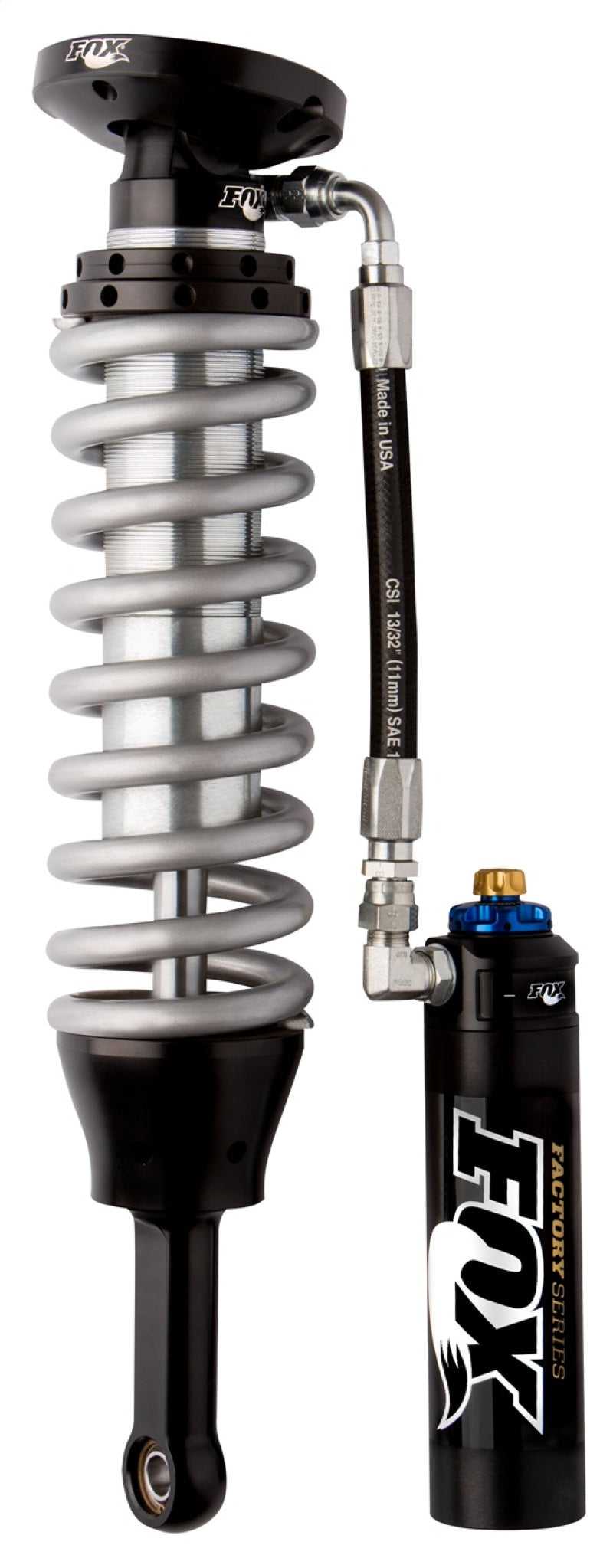 FOX 880-06-420 Fox 00-06 Tundra w/UCA 2.5 Factory Series 5.45in. Remote Res. Coilover Shock Set w/DSC Adj. - Black