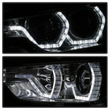 Spyder 12-14 BMW F30 3 Series 4DR Projector Headlights - LED DRL - Smoke (PRO-YD-BMWF3012-DRL-SM) - 5084361