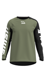 USWE Kalk Off-Road Jersey Olive Green - Medium - USWE