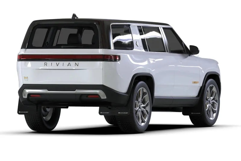 Rally Armor 2022+ Rivian R1S Black UR Mud Flap w/ Red Logo