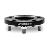 Mishimoto Mishimoto Wheel Spacers 5x114.3 64.1 CB M14x1.5 15mm BK - Mishimoto