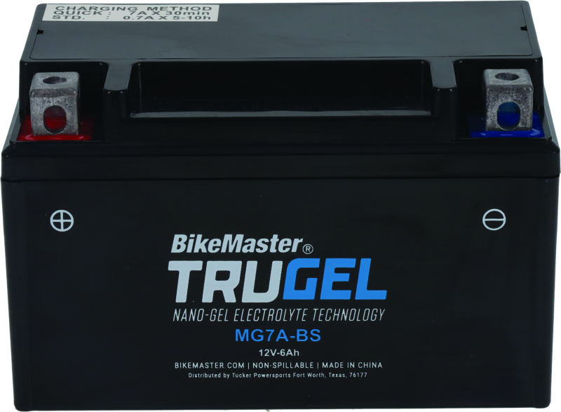 BikeMaster Trugel Battery MG7A-BS - BikeMaster