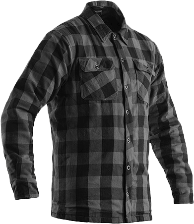 102115GRY2-38 Rst Kevlar Lumberjack Ce Shirt Grey Check Textile Xs - RV and Auto Parts