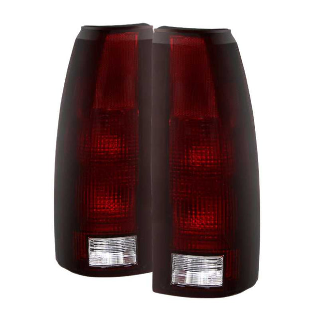 SPYDER 9028786 xTune Chevy/GMC C1500/C2500/C3500 88-01 OEM Style Tail Light - Red Smoked ALT-JH-CCK88-OE-RSM