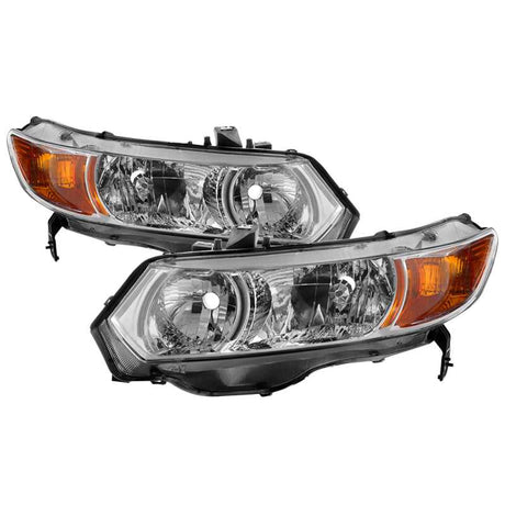 SPYDER 9037351 xTune Honda Civic 06-11 2dr Coupe OEM Style Headlights - Chrome HD-JH-HC06-2DR-AM-C