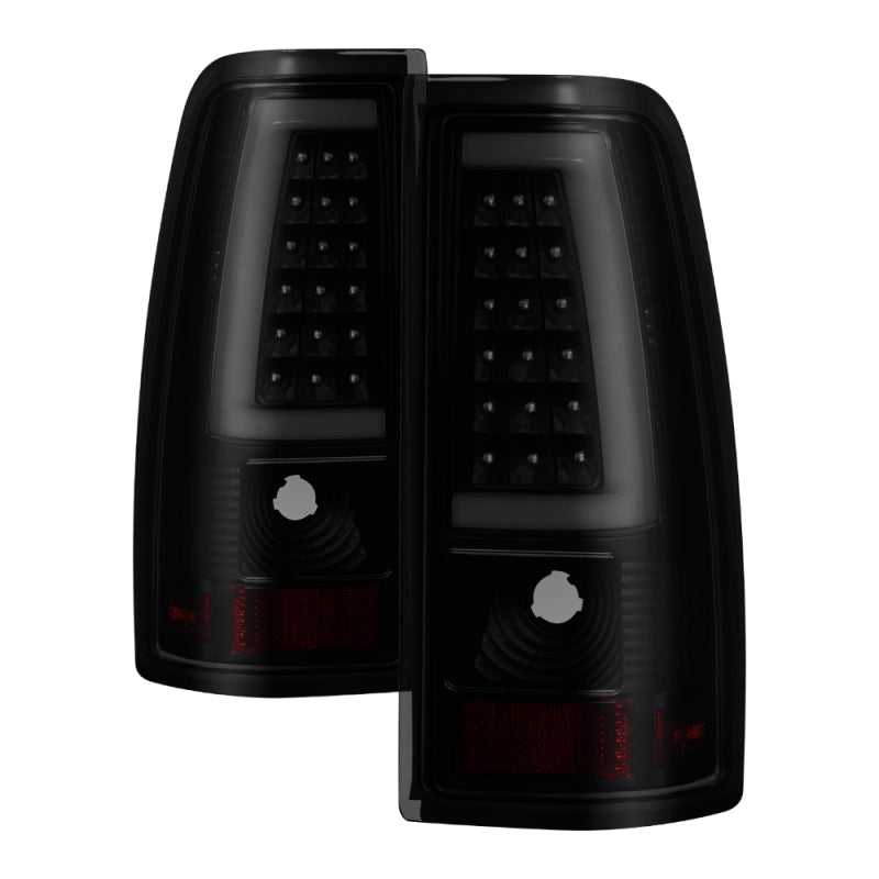 SPYDER 9038778 xTune Chevy Silverado 1500/2500/3500 99-02 Version 3 Tail Lights Black Smoke ALT-ON-CS99V3-LBLED-BSM