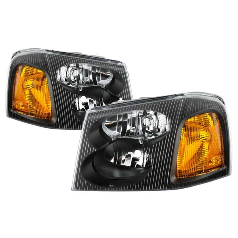 SPYDER 9042652 xTune 02-09 GMC Envoy OEM Style Headlights - Black (HD-JH-GEN02-AM-BK)