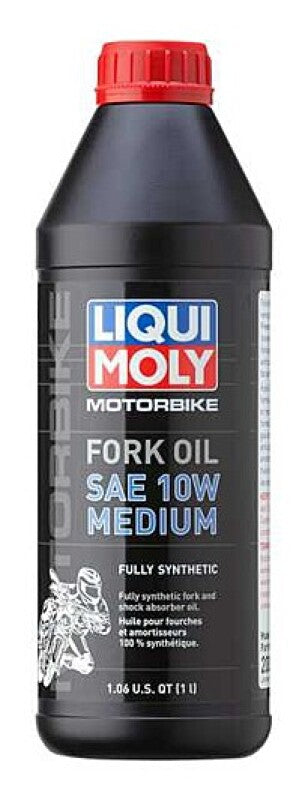 LIQUI MOLY 1L Motorbike Fork Oil SAE 10W Medium - LIQUI MOLY