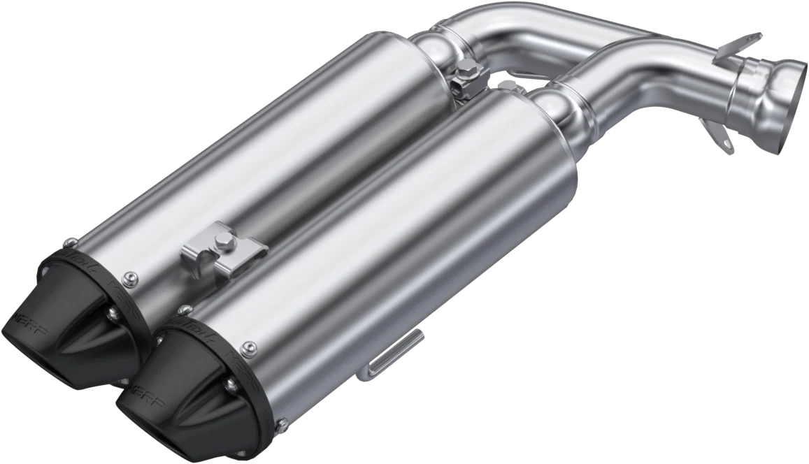 4" Dual Slip On Exhaust Pol Performance Series